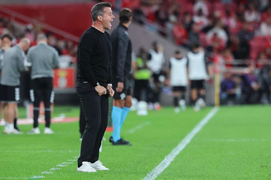Marco Silva satisfeito com a exibição encarnada Marco Silva satisfeito com a exibição encarnada