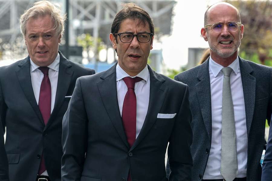 Rui Costa à chegada para o início do julgamento do processo "Saco Azul" Rui Costa à chegada para o início do julgamento do processo "Saco Azul"