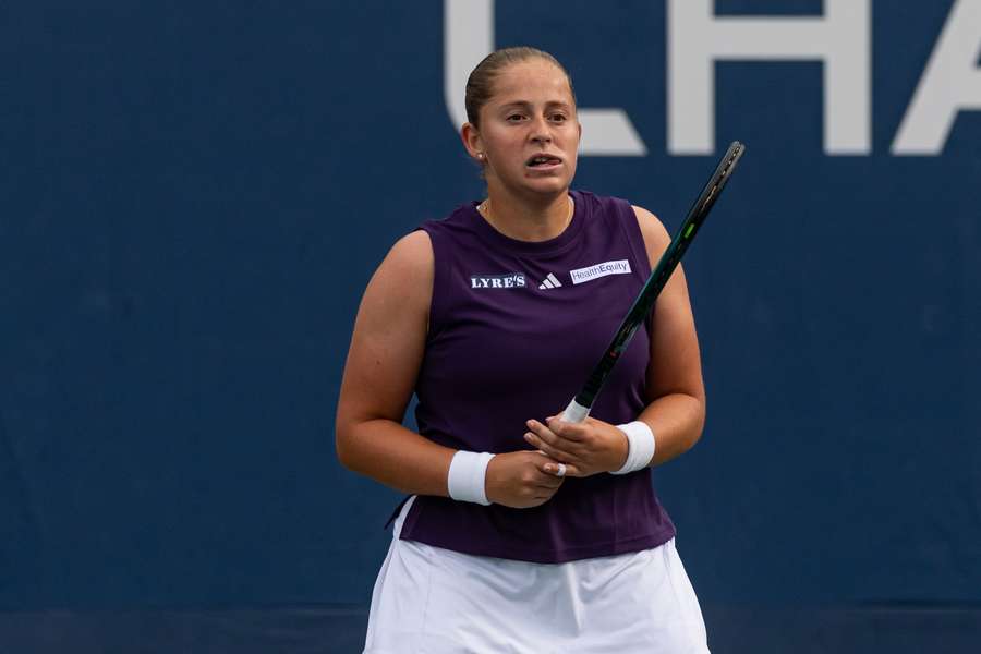Jelena Ostapenko was at the centre of another heated US Open exchange on Monday Jelena Ostapenko was at the centre of another heated US Open exchange on Monday