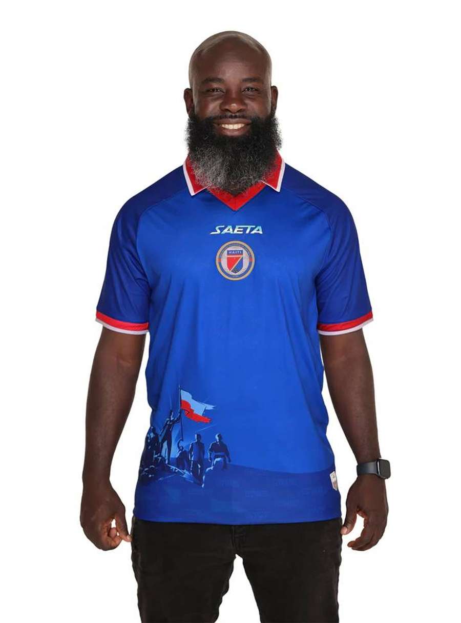 Dres pro domácí zápas Haiti.