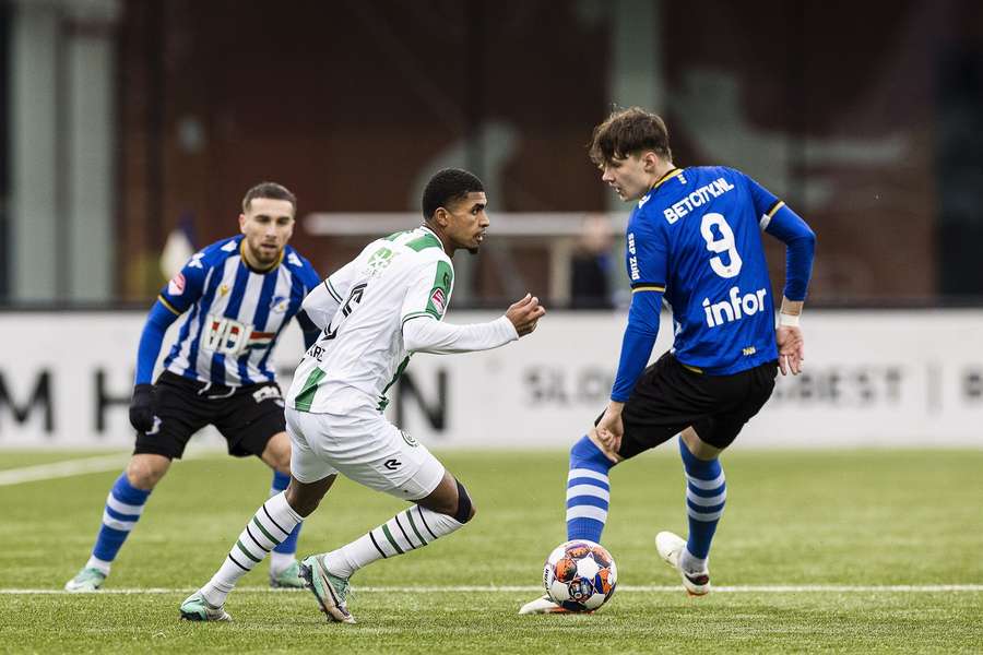 Laros Duarte was bij FC Groningen de grote man met twee doelpunten in Eindhoven