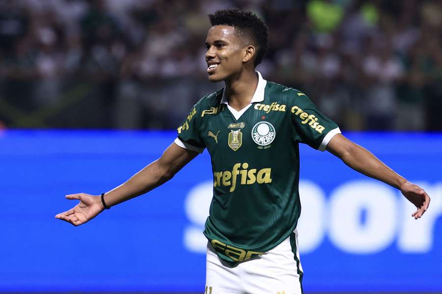 Estevao, joven promesa del Palmeiras