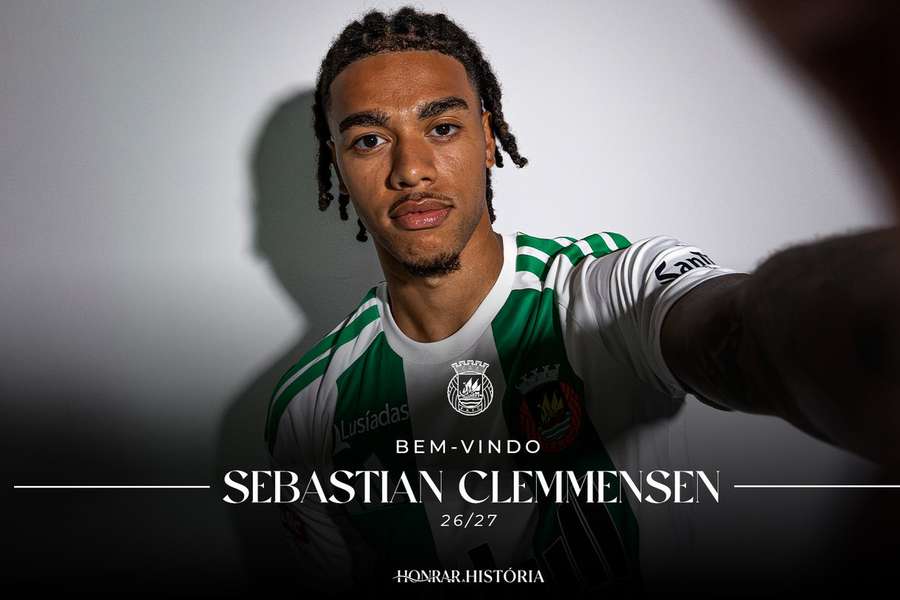 Sebastian Clemmensen com a nova camisola Sebastian Clemmensen com a nova camisola