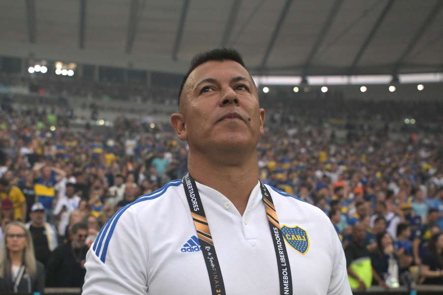Jorge Almirón, durante la final de la Libertadores.