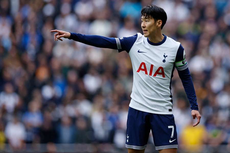 Son has not featured for Spurs since their match against West Ham