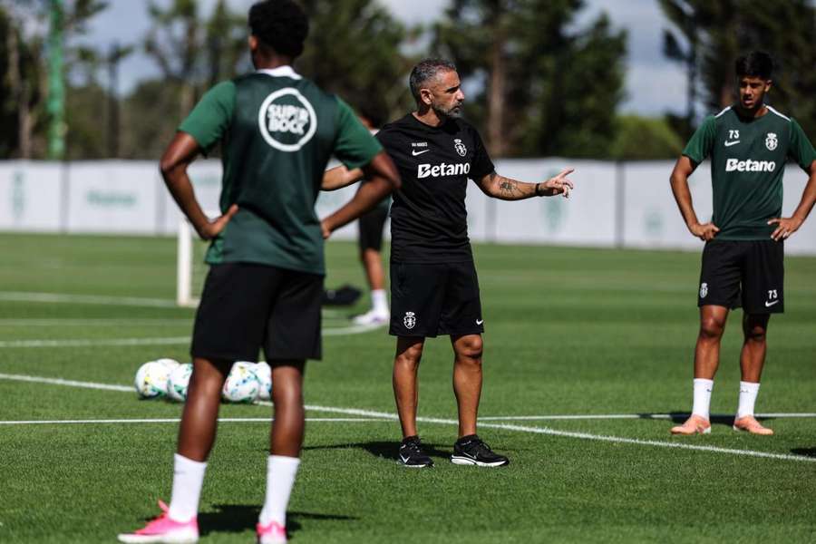 Rui Borges, treinador do Sporting Rui Borges, treinador do Sporting