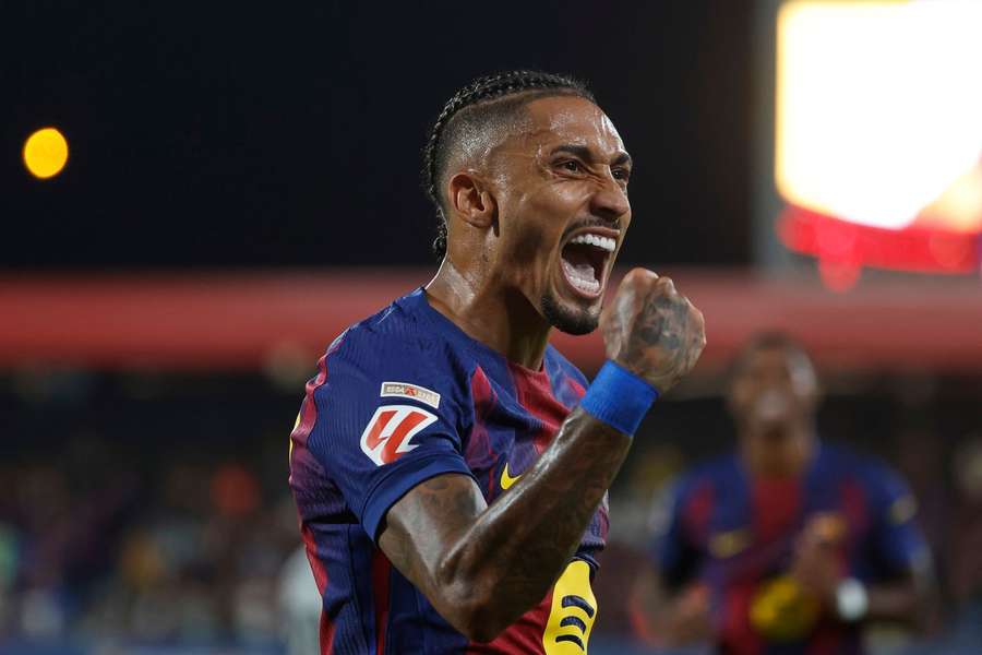 Raphinha volta ao Barça contra o Athletic Bilbao