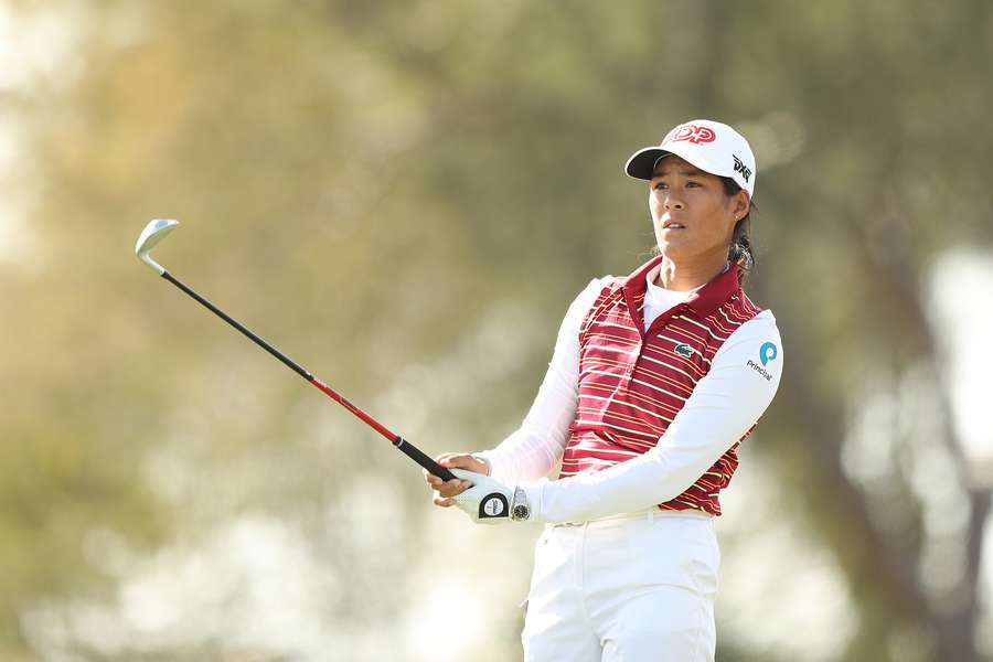 Celine Boutier of France plays her shot