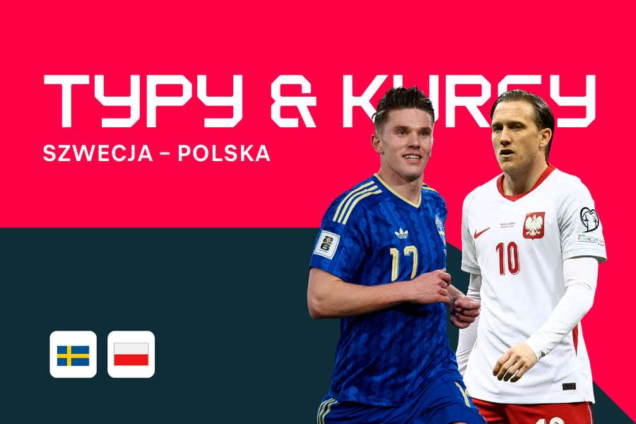 Szwecja - Polska: Typy bukmacherskie, najlepsze kursy i zakłady (el. Mistrzostw Świata)