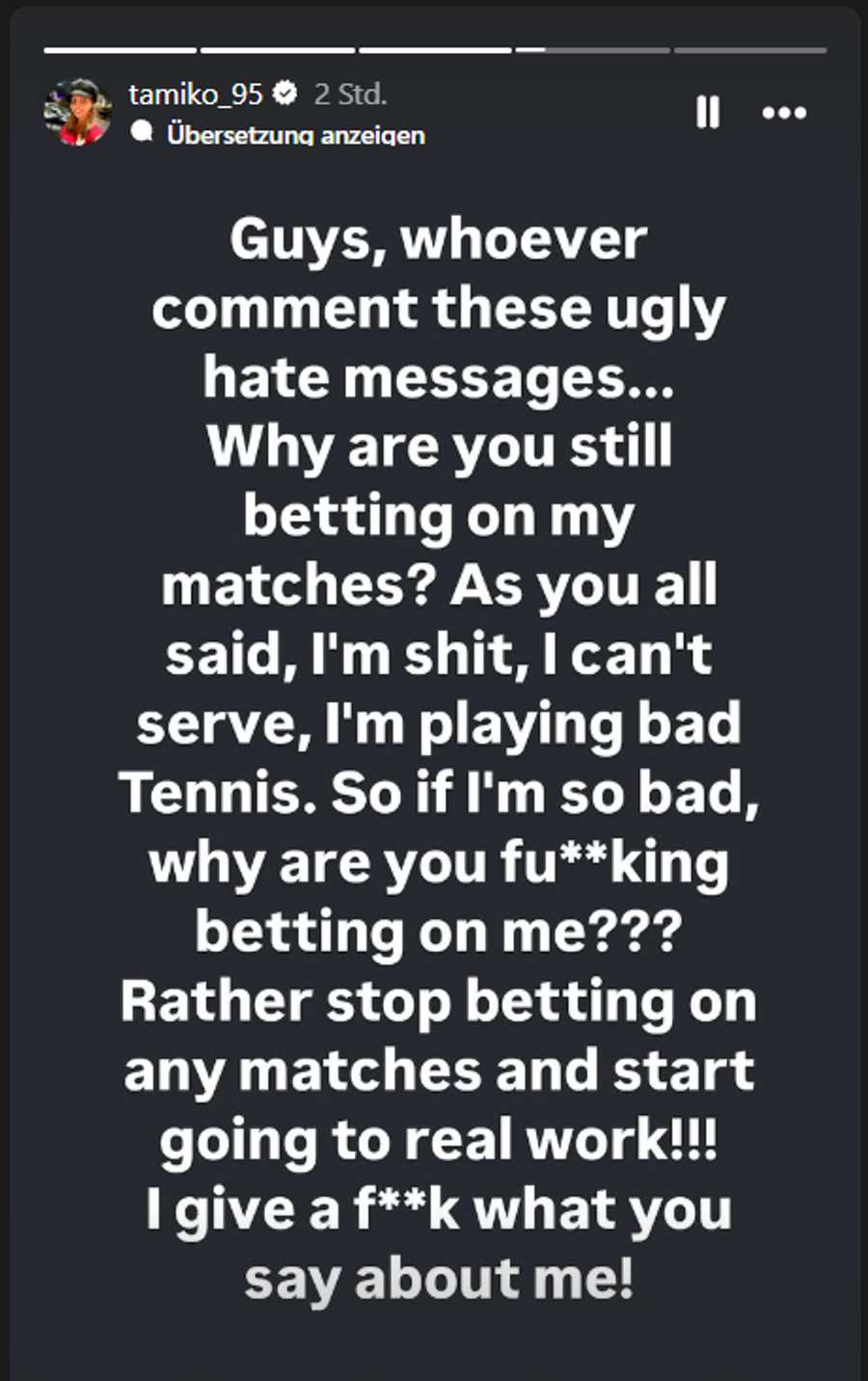 Einer der Insta-Posts von Korpatsch