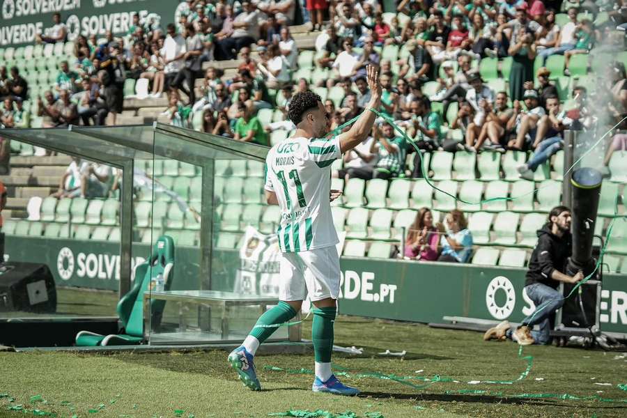 Tiago Morais foi a novidade na apresentação do Rio Ave