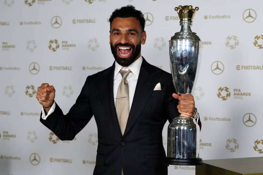 Salah se znovu stal nejlepším hráčem Premier League.