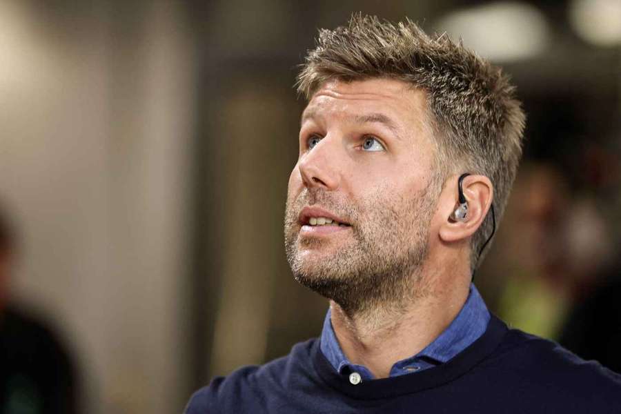 Thomas Hitzlsperger before the Bundesliga match between Bayern and Stuttgart