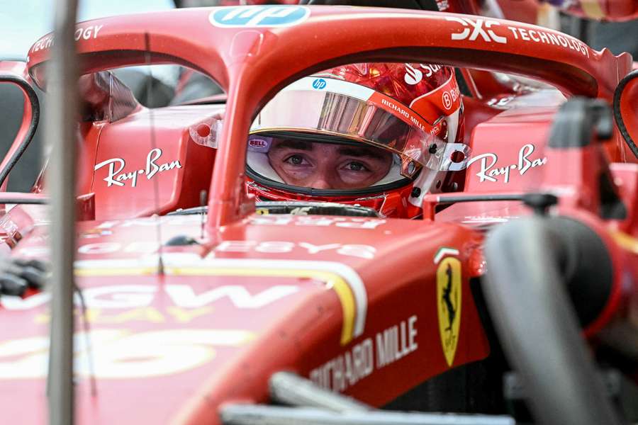 Charles Leclerc ce vendredi à Singapour.