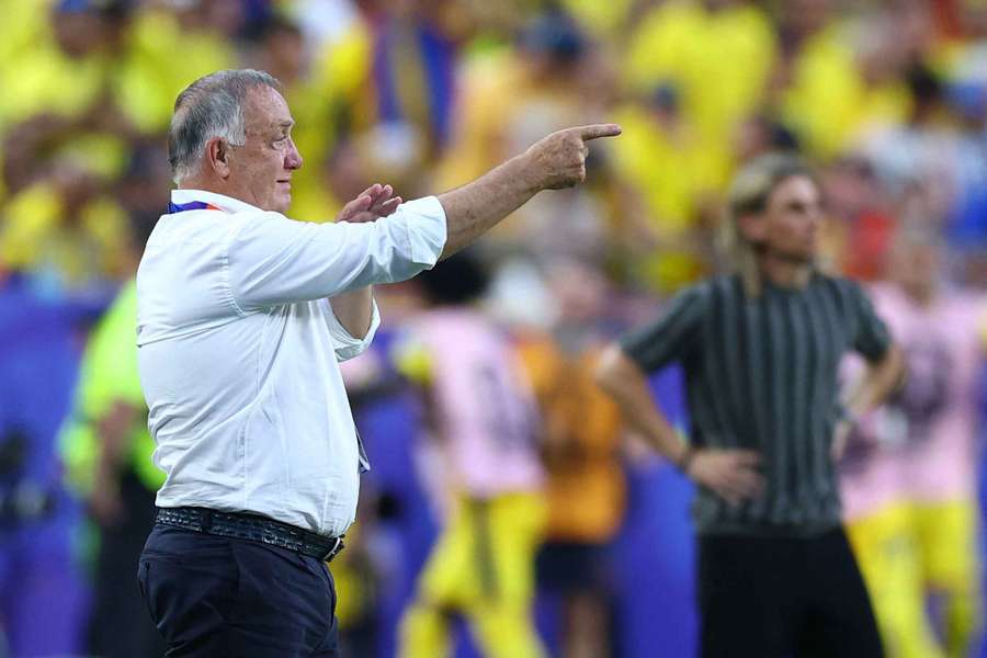 Curacao coach Dick Advocaat reacts on the touchline Curacao coach Dick Advocaat reacts on the touchline