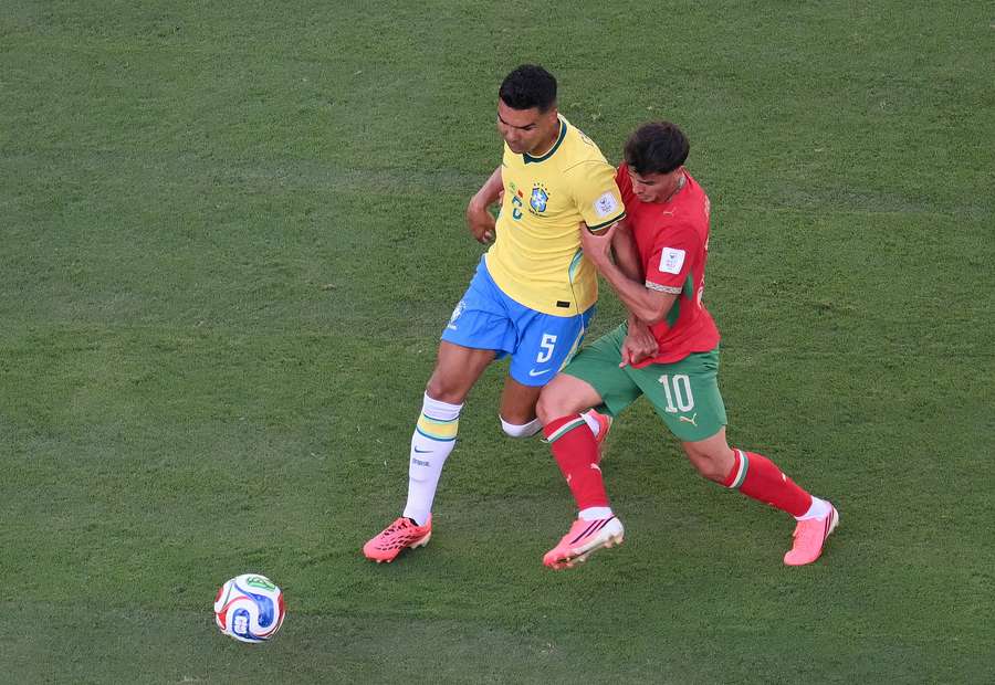Casemiro mostrou pouco ritmo contra o Marrocos Casemiro mostrou pouco ritmo contra o Marrocos