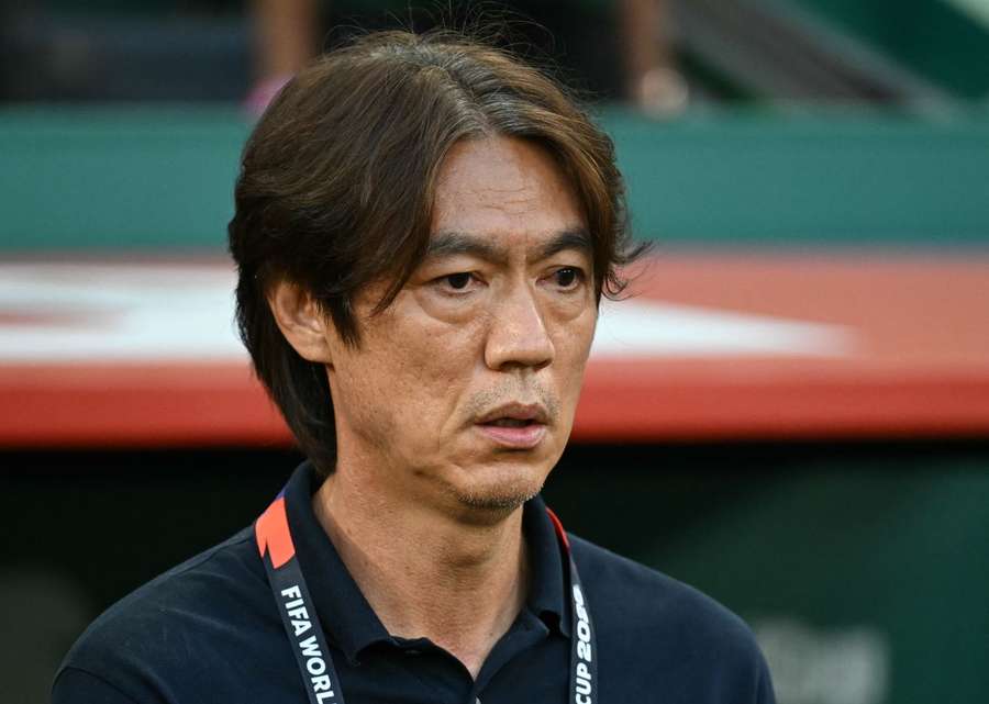 Trainer Myung-bo während der WM Trainer Myung-bo während der WM