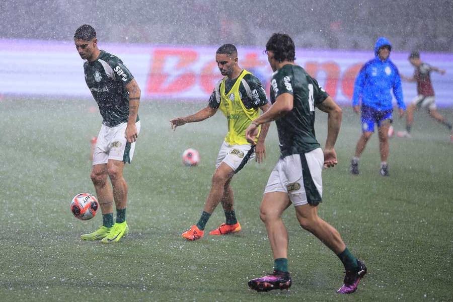 Chuva muito forte caiu na região do Allianz Parque