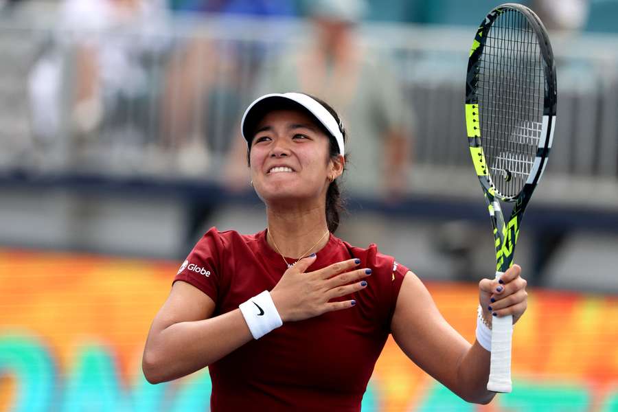 Eala is through to the semi-finals in Miami