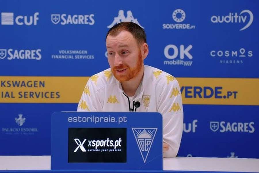 Ian Cathro, treinador do Estoril