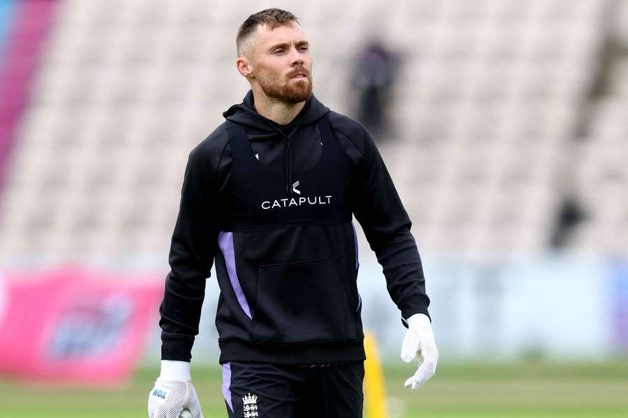 England captain Phil Salt during a nets session