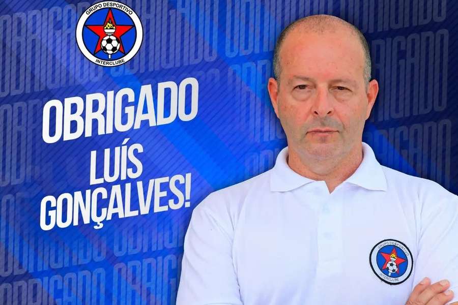 Interclube agradeceu a Luís Gonçalves pelo trajeto no clube
