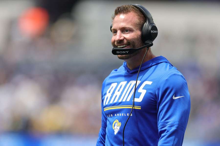 Rams head coach Sean McVay Rams head coach Sean McVay