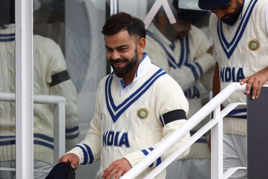 Kohli hit his first overseas test century in five years