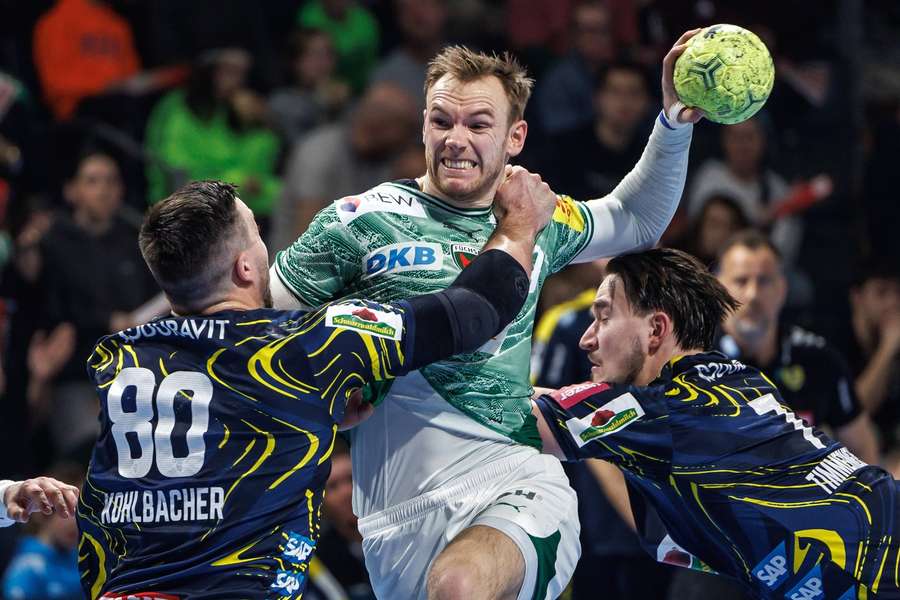 Gidsel (m.) im Duell mit Kohlbacher Gidsel (m.) im Duell mit Kohlbacher