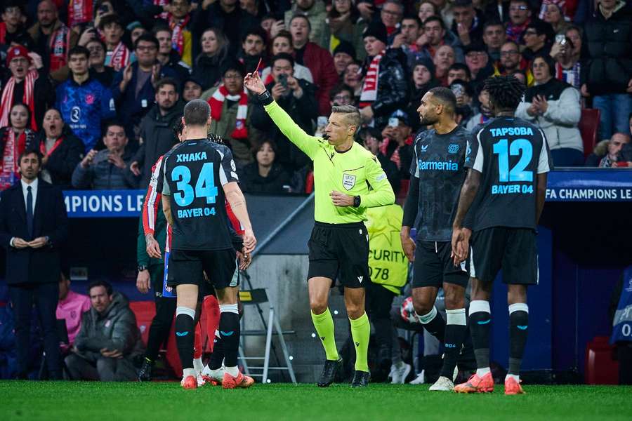 Barrios was sent off Barrios was sent off