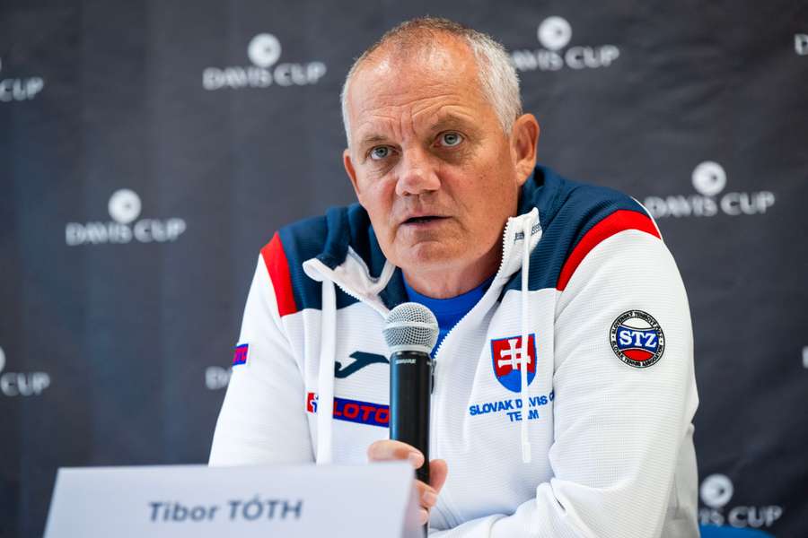 Kapitán slovenského daviscupového tímu Tibor Tóth.