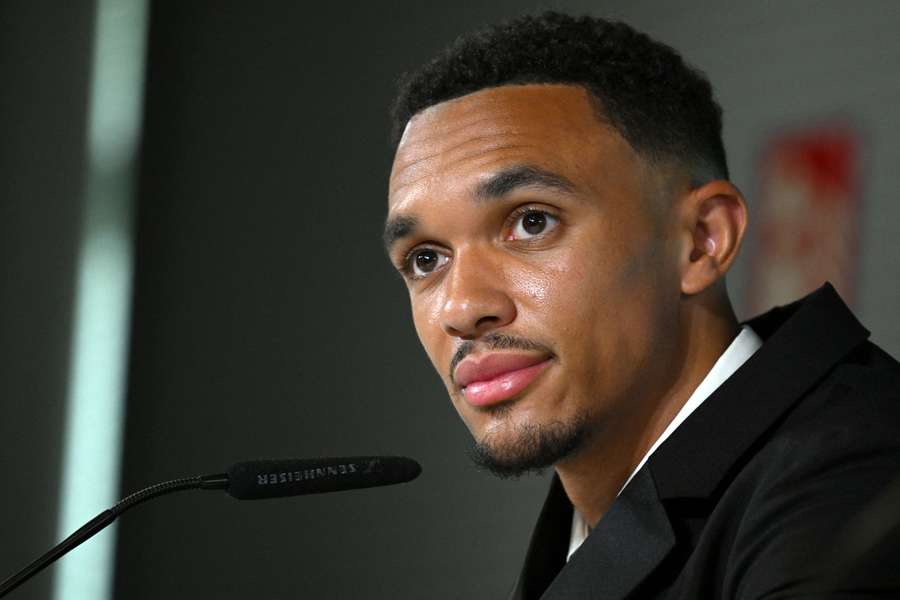 Trent Alexander-Arnold was unveiled as a Real Madrid player on Thursday