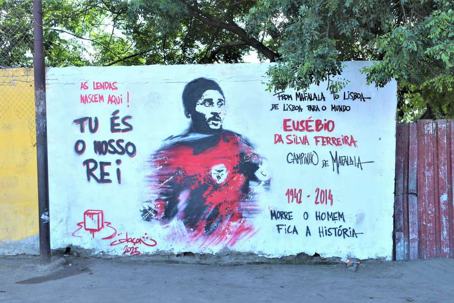 O mural de Eusébio O mural de Eusébio