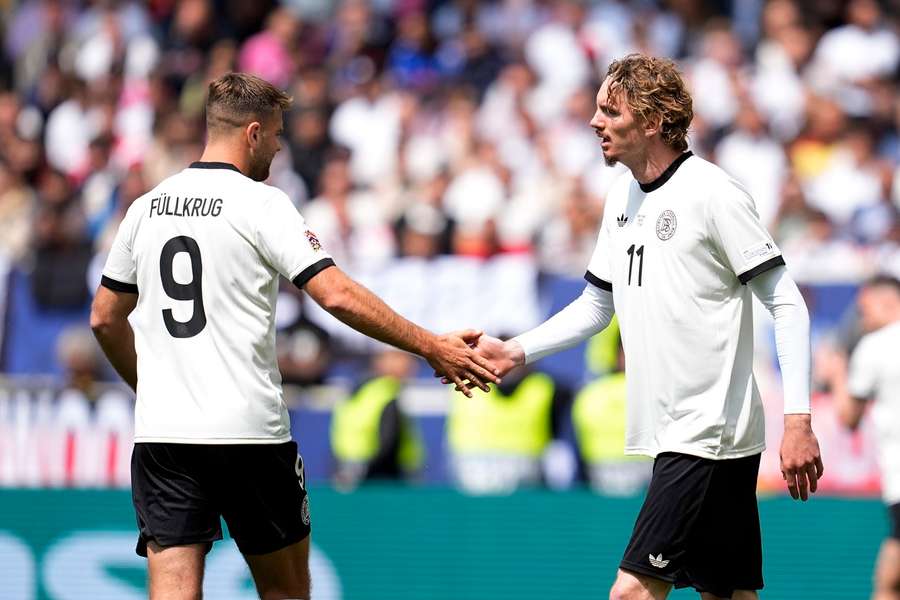 Niclas Füllkrug und Nick Woltemade im Sommer.