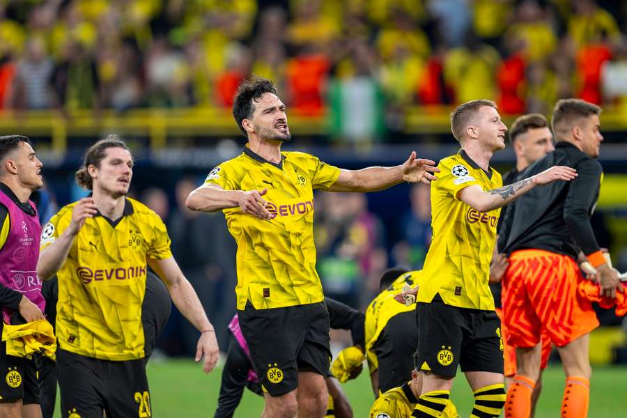 Hummels (c) and Reus (r) are modern-day Dortmund legends