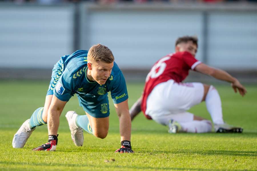 Patrick Pentz var helt afgørende for kampens udfald.