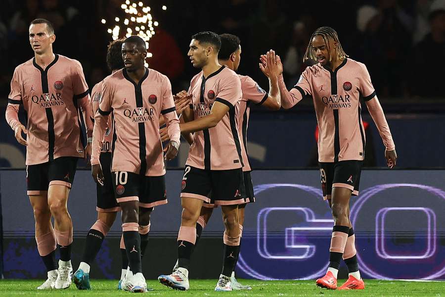 Les Parisiens contre Rennes. Les Parisiens contre Rennes.