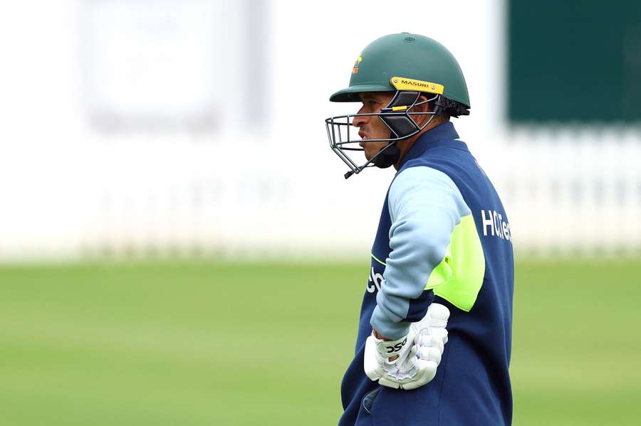 Australia's Usman Khawaja during practice Australia's Usman Khawaja during practice