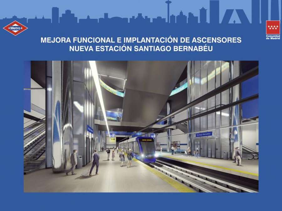 Futura estación de Santiago Bernabéu