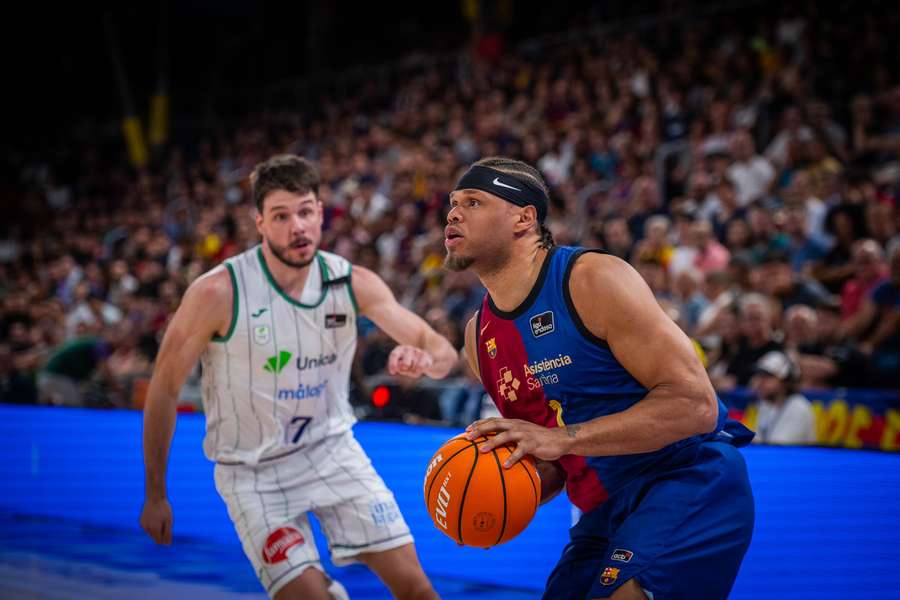 Justin Anderson, en uno de sus últimos partidos con el Barça Justin Anderson, en uno de sus últimos partidos con el Barça