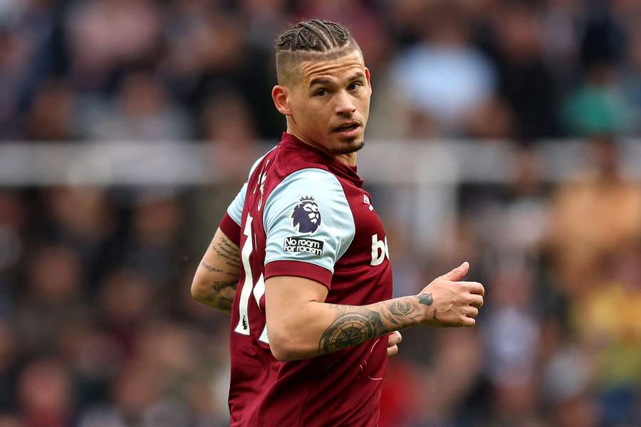 Kalvin Phillips looks on during the Premier League match between Newcastle United and West Ham 