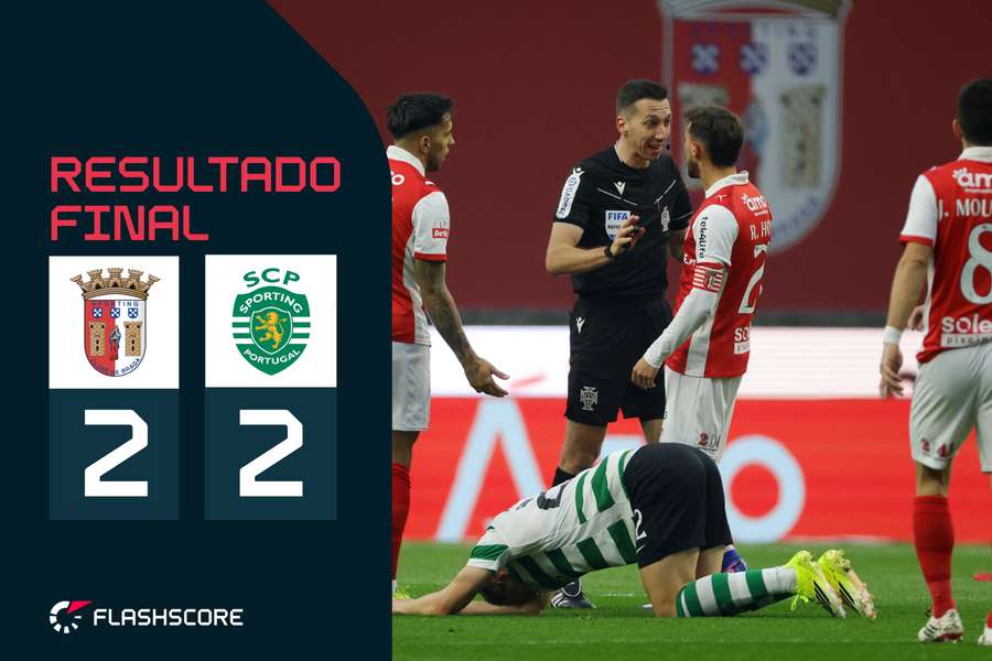 Sporting cedeu empate nos descontos da Pedreira