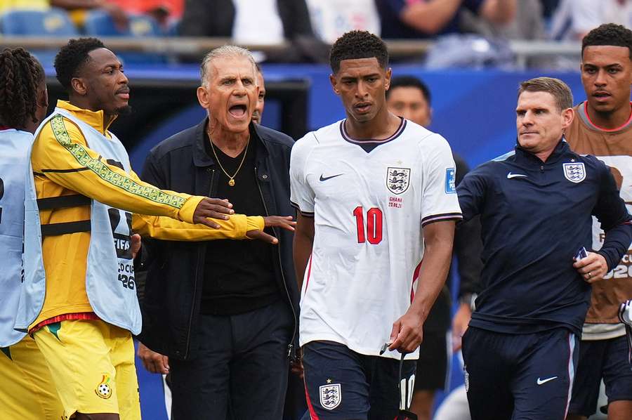 Queiroz abronca a Bellingham Queiroz abronca a Bellingham