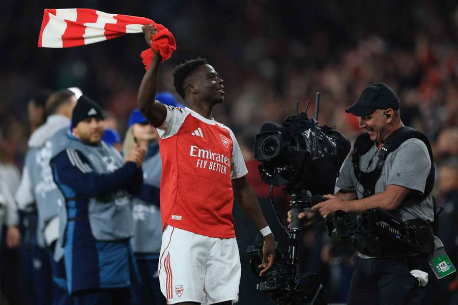 Os festejos de Saka no Emirates