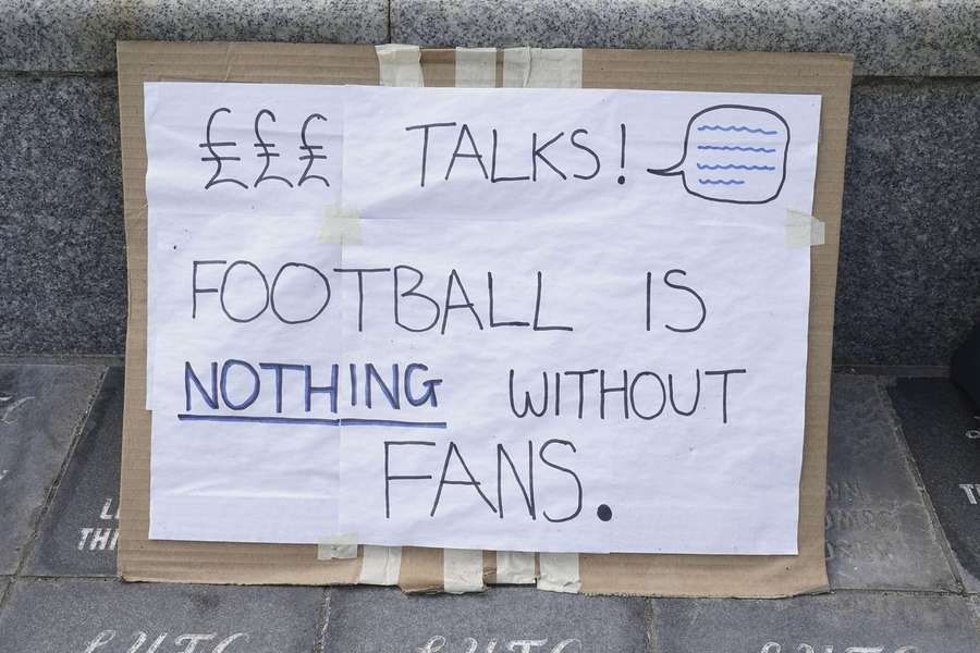 Fans have been vocal about their unhappiness towards the European Super League