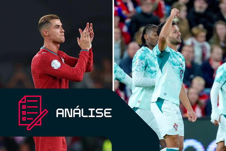 Ronaldo e Gonçalo Ramos alternaram a titularidade na seleção Ronaldo e Gonçalo Ramos alternaram a titularidade na seleção