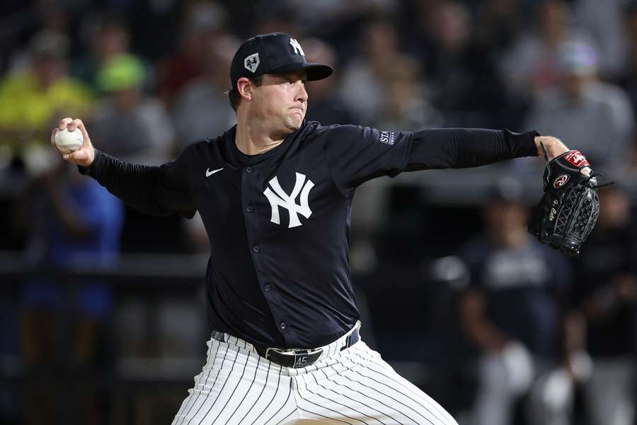 Gerrit Cole in action for the Yankees
