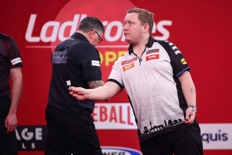 Gary Anderson war für Martin Schindler heute eine Nummer zu groß.