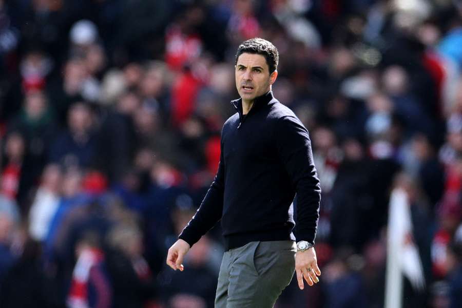 Arsenal manager Mikel Arteta