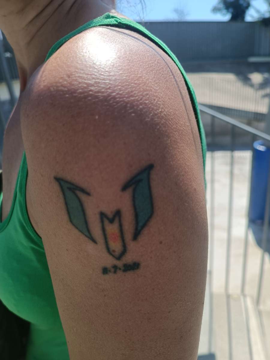 Le tatouage de Gabriela en hommage à Messi